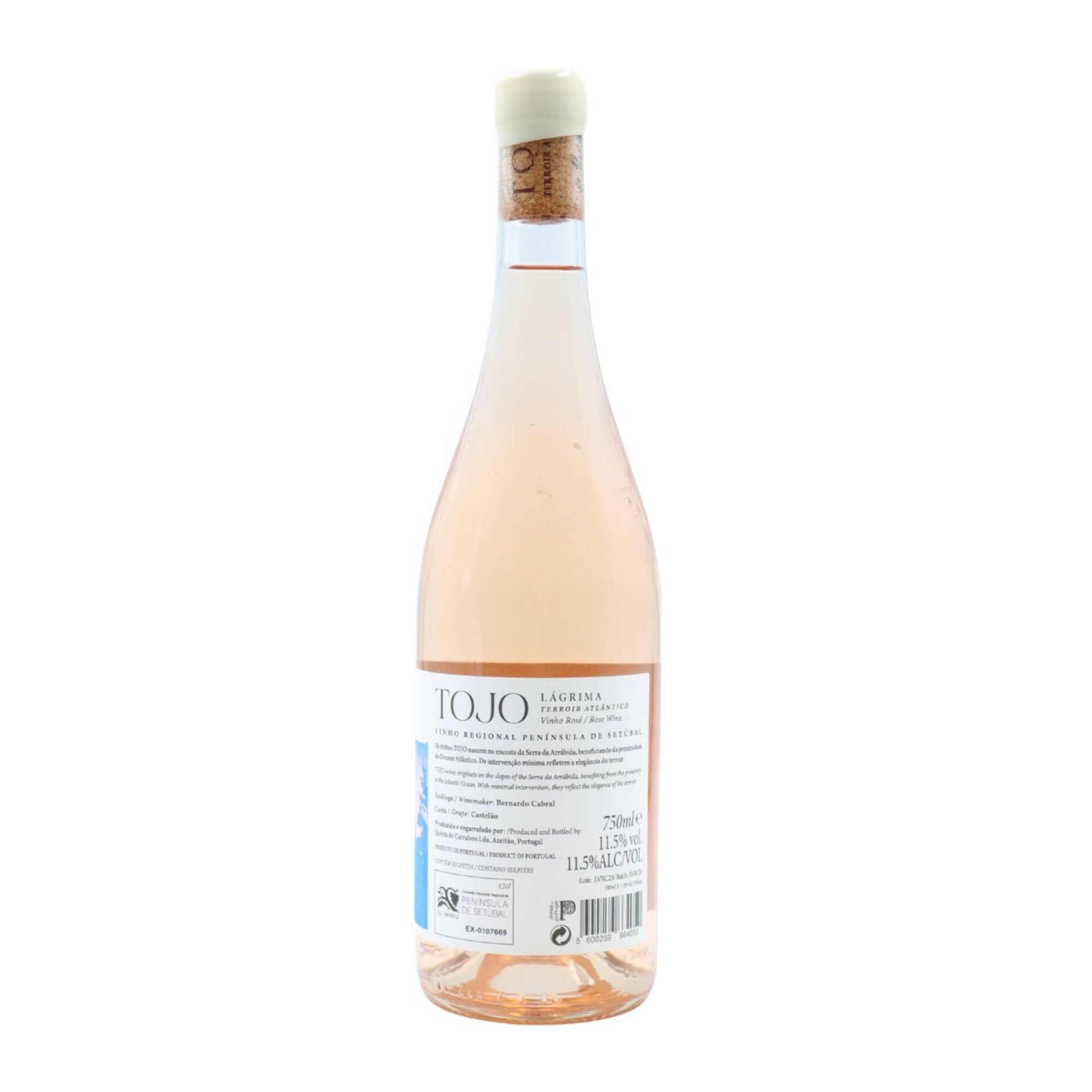 Tojo L&aacute;grima Pen&iacute;nsula De Set&uacute;bal Vinho Ros&eacute;