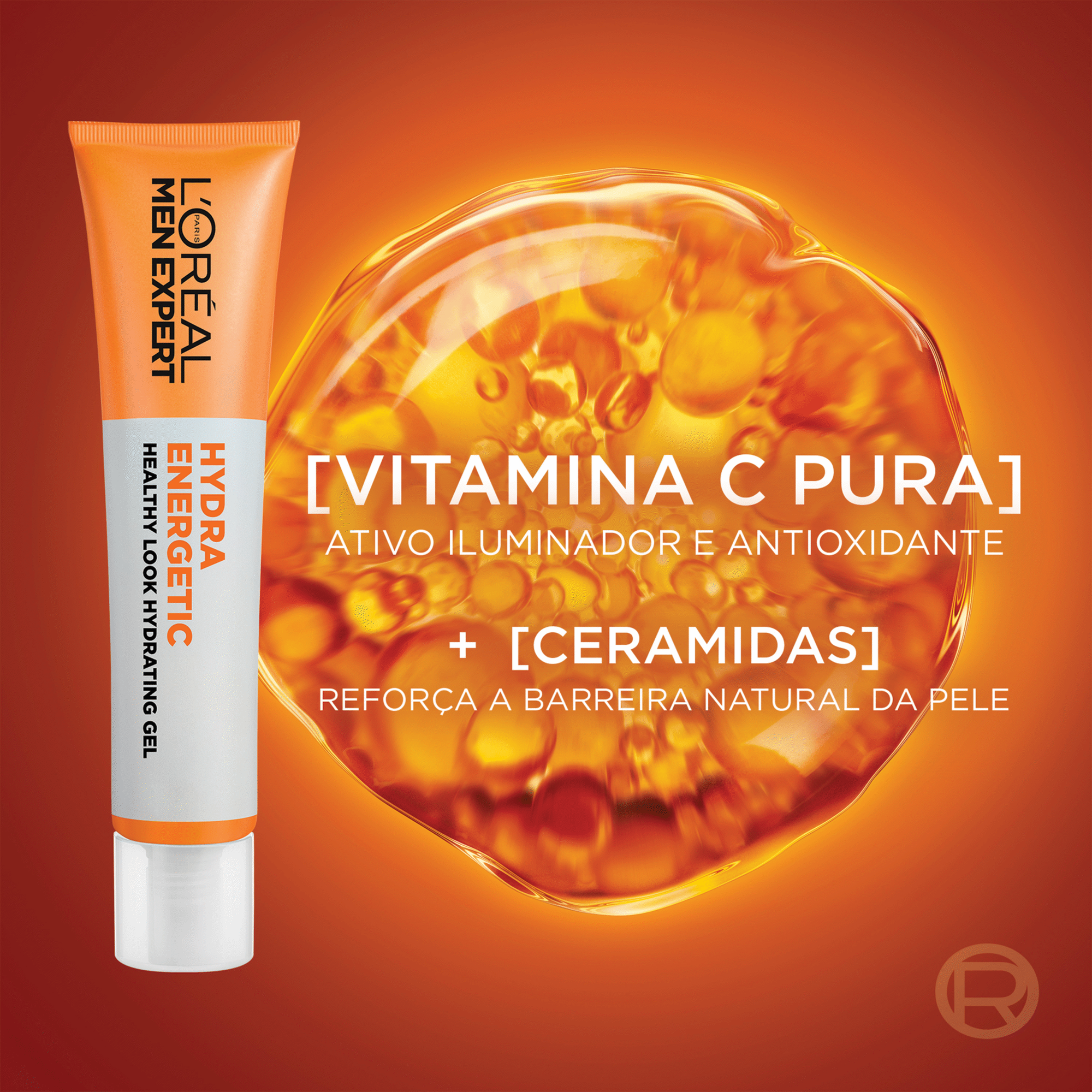 Gel de Rosto Hydra Energetic L'Or&eacute;al Paris Men Expert