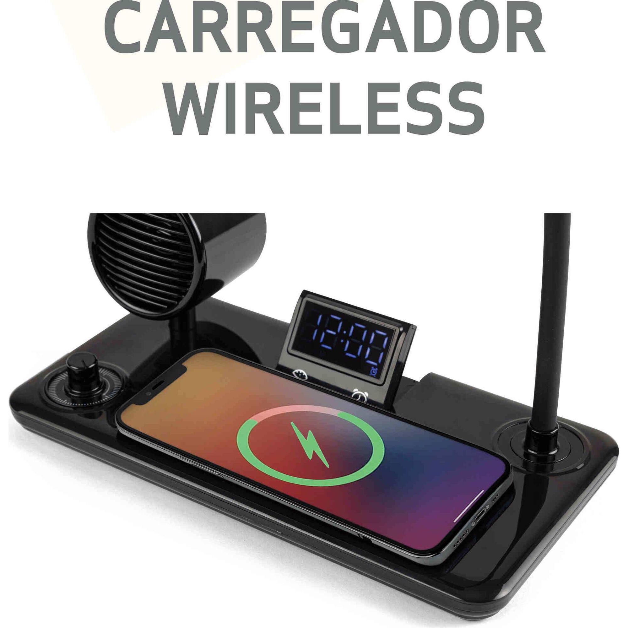 Candeeiro Wireless Smart Play Preto Kasa