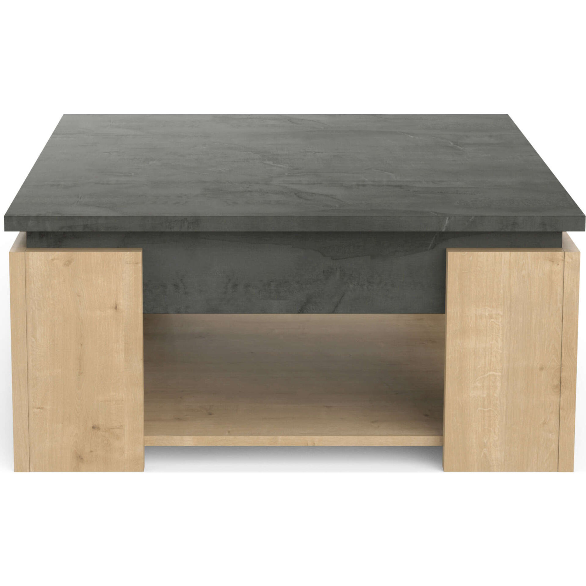 Mesa de Centro 80x80x38cm Carvalho Austin