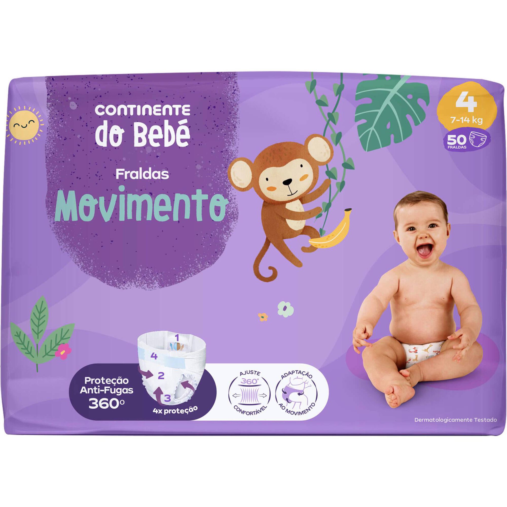 Fraldas Movimento 7-14kg T4