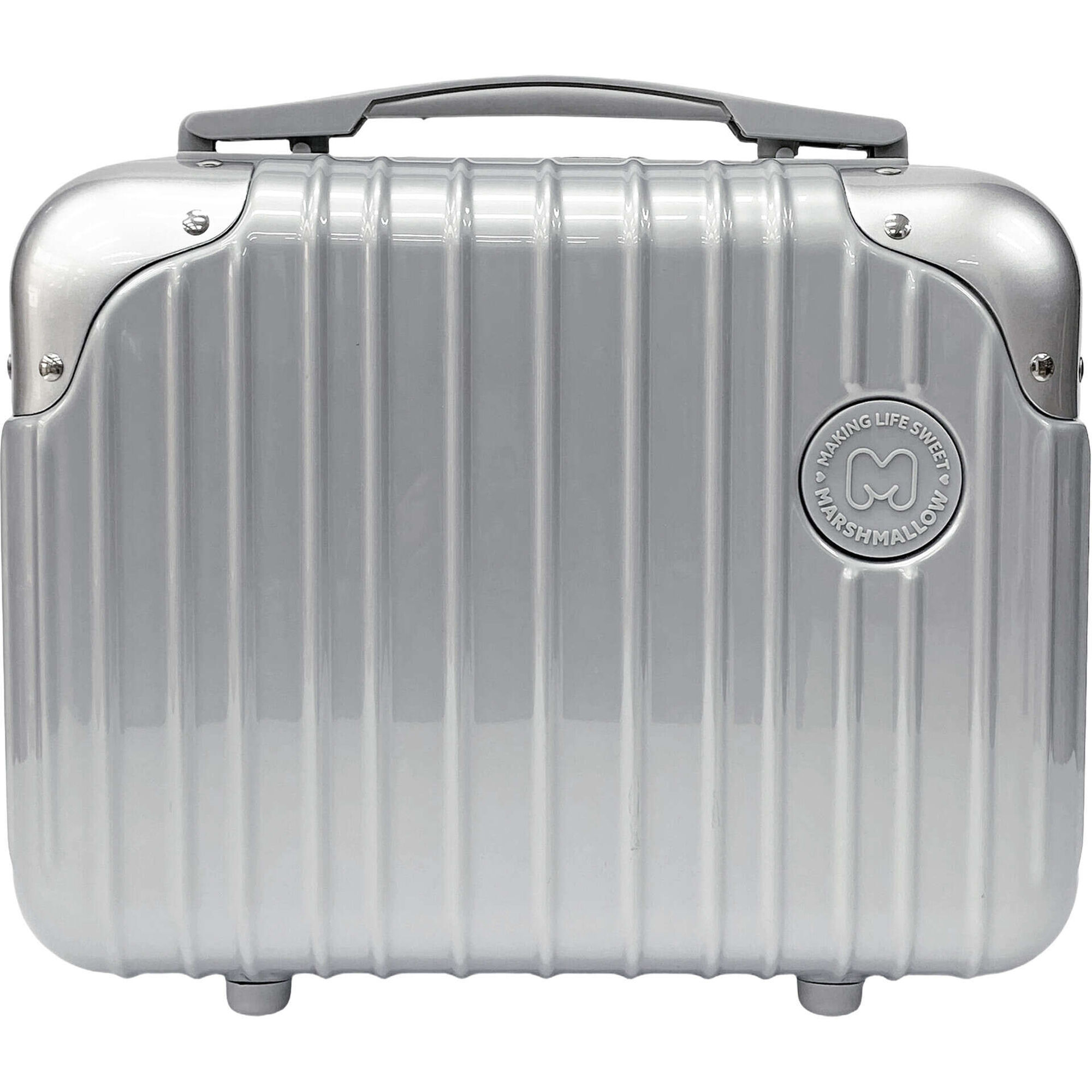 Necessaire Cinza Marshmallow