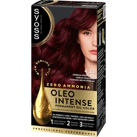 Colora&ccedil;&atilde;o Permanente Oleo Intense Cereja Profundo 4.23 Syoss