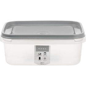 Caixa Herm&eacute;tica 0,85L Grey Kasa