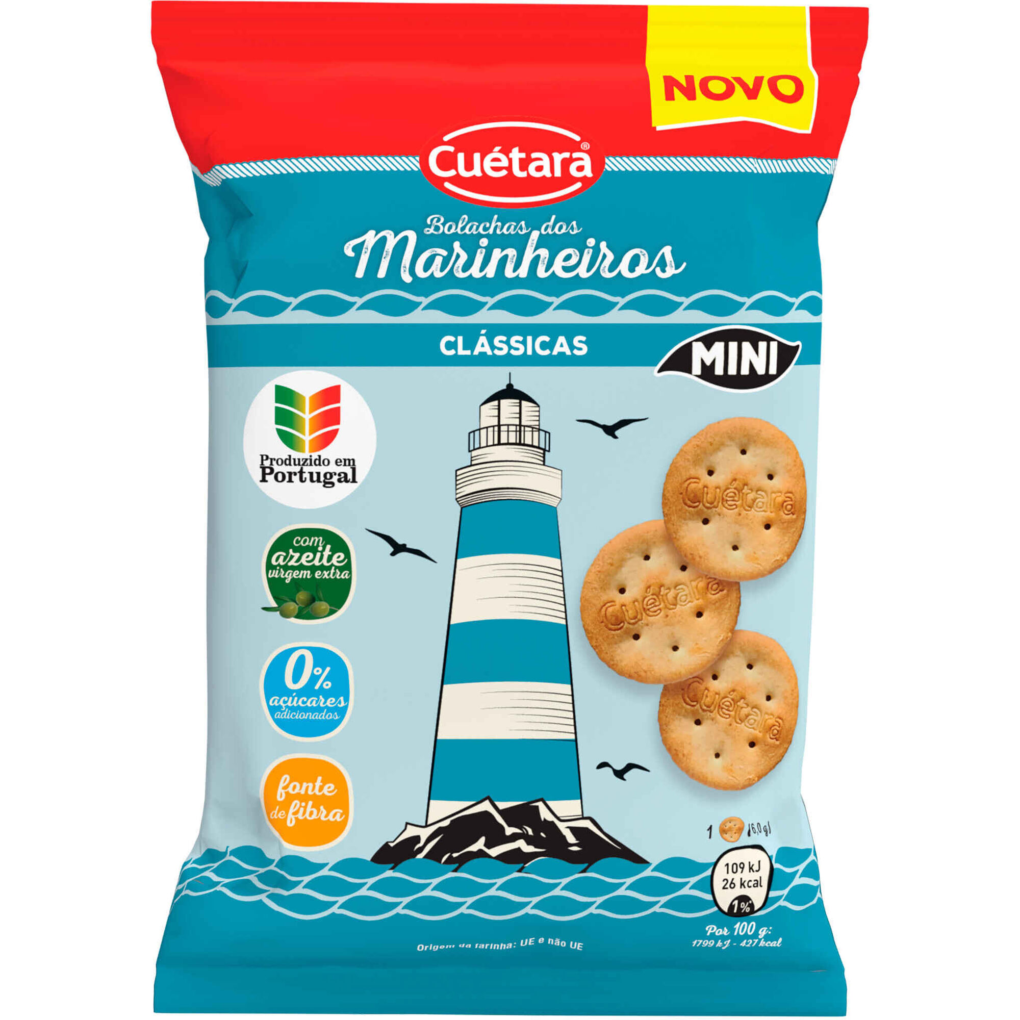 Bolachas Mini Marinheiras Cl&aacute;ssicas Cu&eacute;tara
