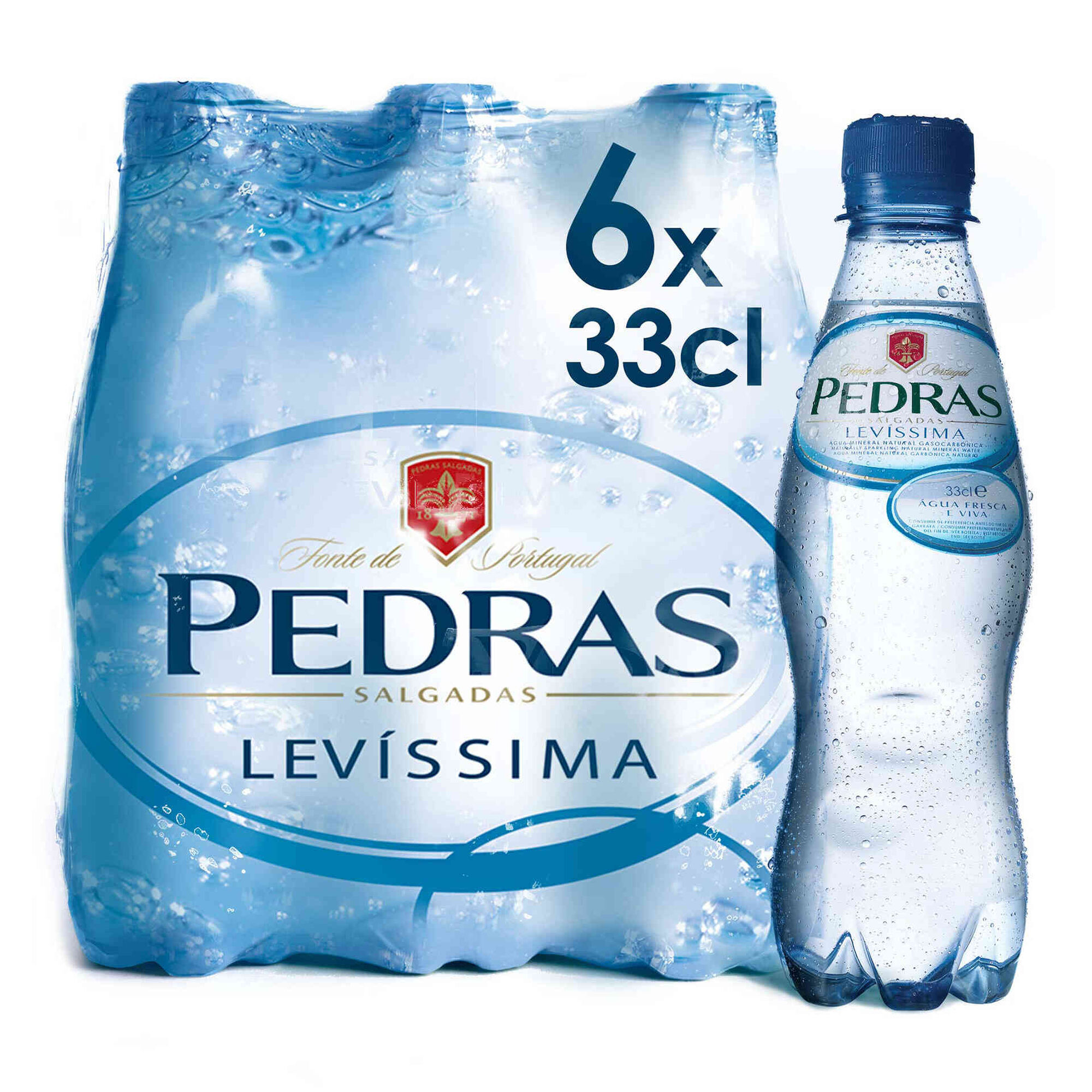&Aacute;gua com G&aacute;s Lev&iacute;ssima Pedras Salgadas