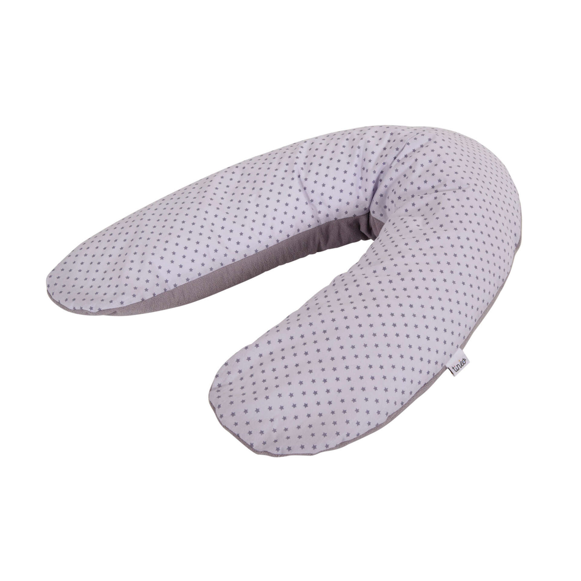 Almofada de Amamentação Estrelas Cinza