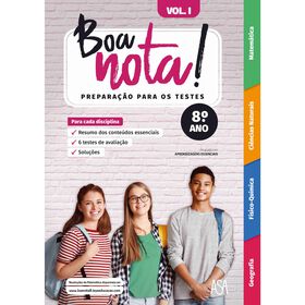 Boa Nota! Preparação para os Testes - 8º Ano (volume 1)