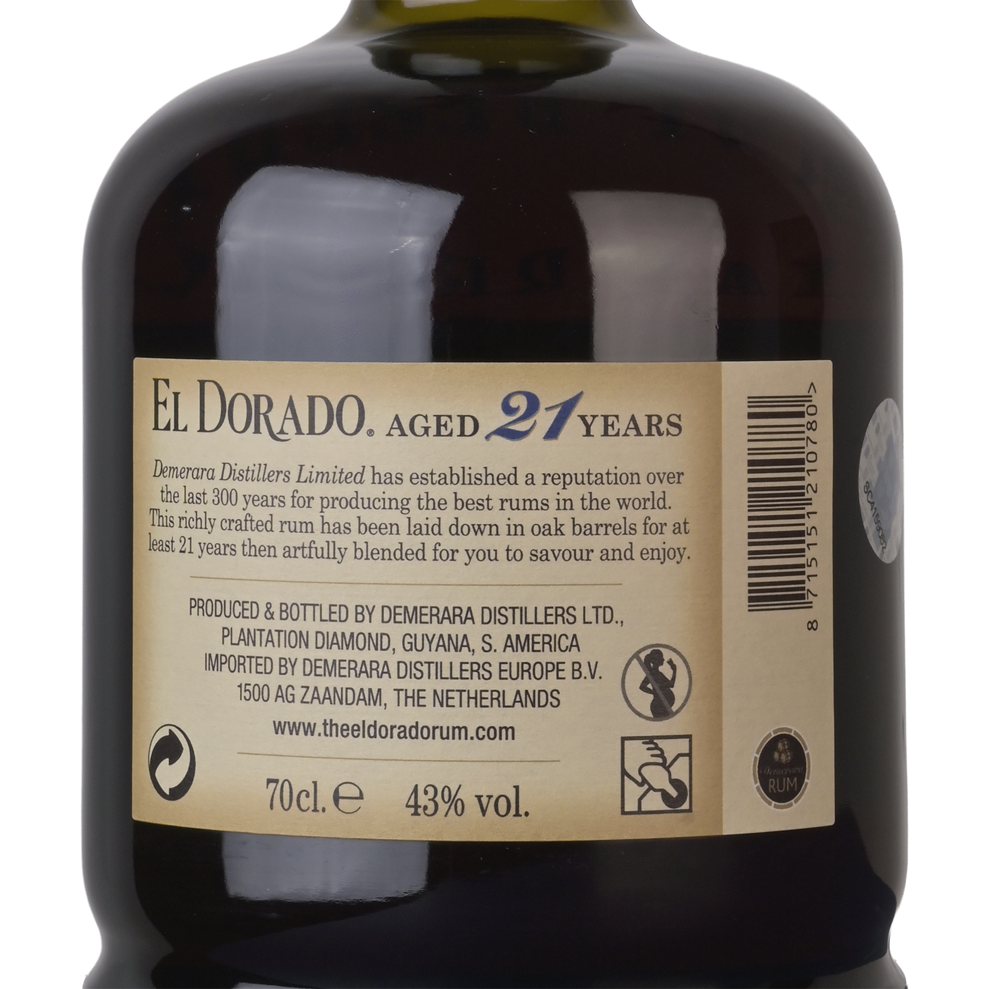 El Dorado Rum 21 Anos