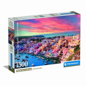 Puzzle Picturesque Procida Island 1500 Peças