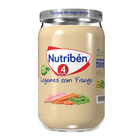 Refeição para Bebé Frango, Vitela e Legumes +4M