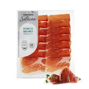 Presunto de Porco Bísaro Lascas 24 Meses de Cura Continente Seleção