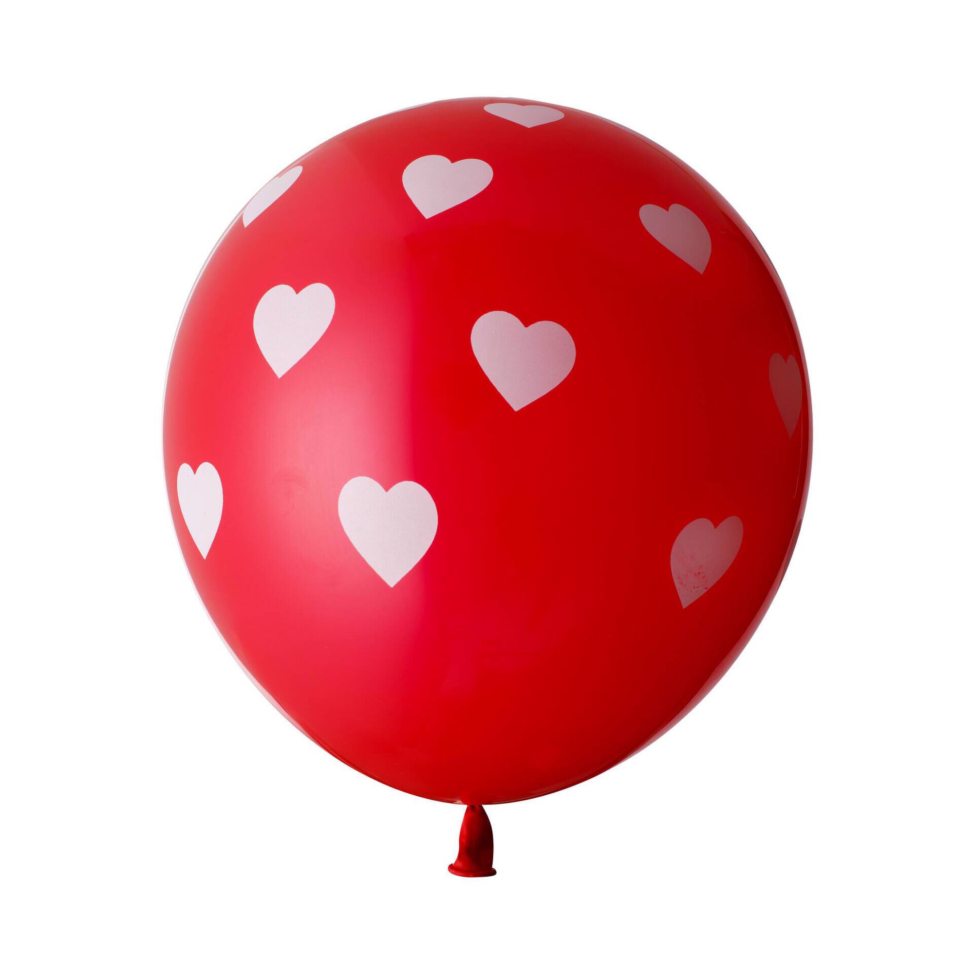 Conjunto 6 Bal&otilde;es Cora&ccedil;&otilde;es Kasa