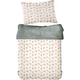 Conjunto Capa Edred&atilde;o Algod&atilde;o 160x220cm Flores Kasa