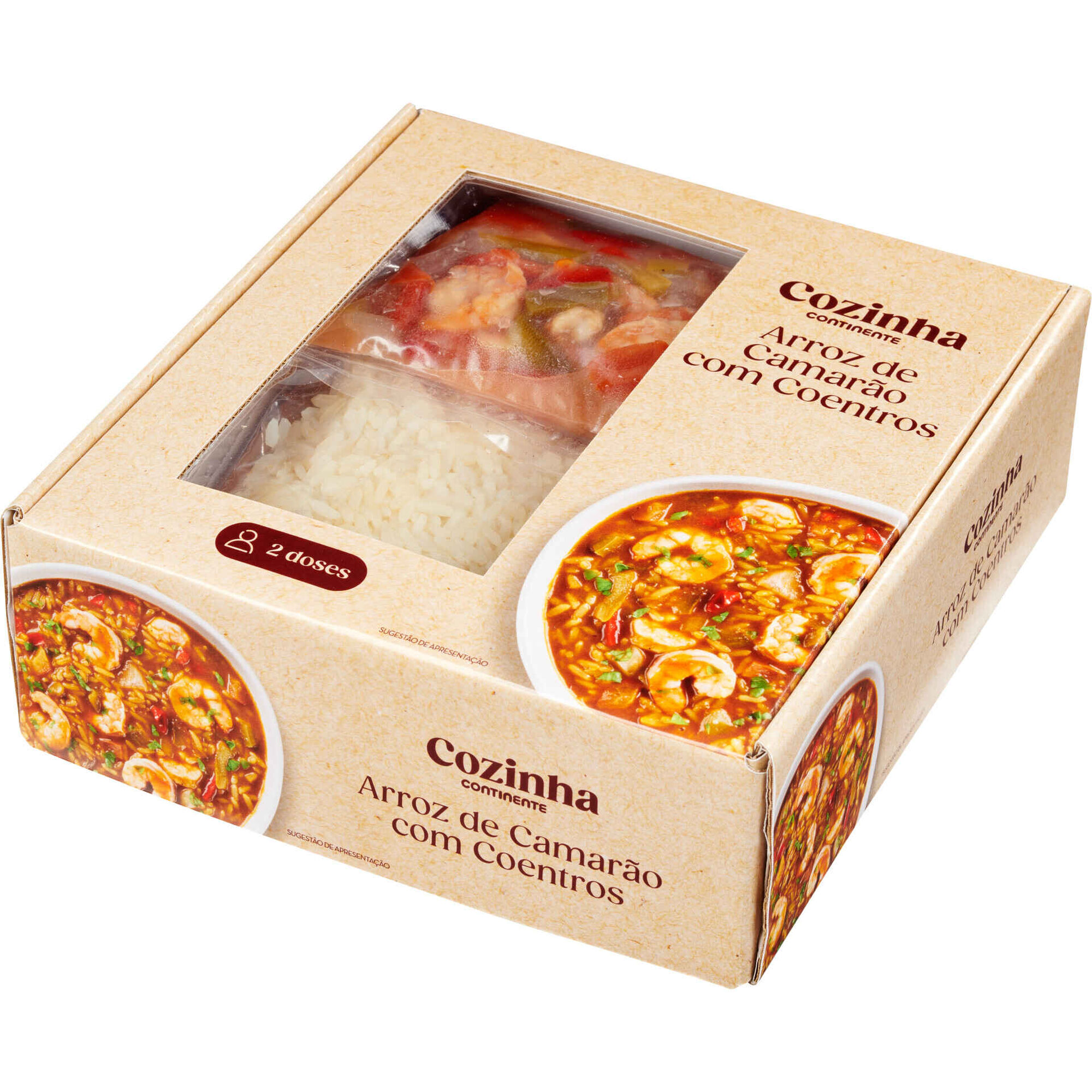 Arroz de Camarão com Coentros Mise en Place