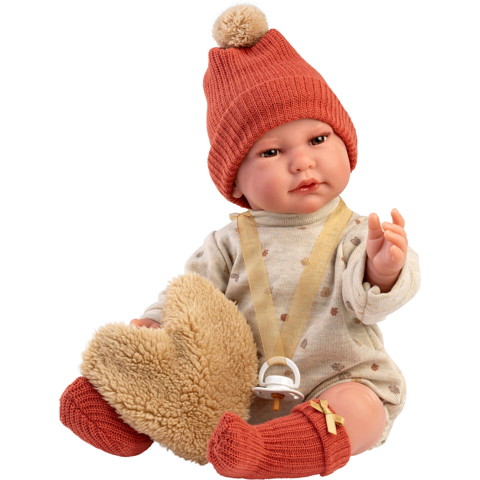 Beb&eacute; Luis Chor&atilde;o 45cm com Almofada