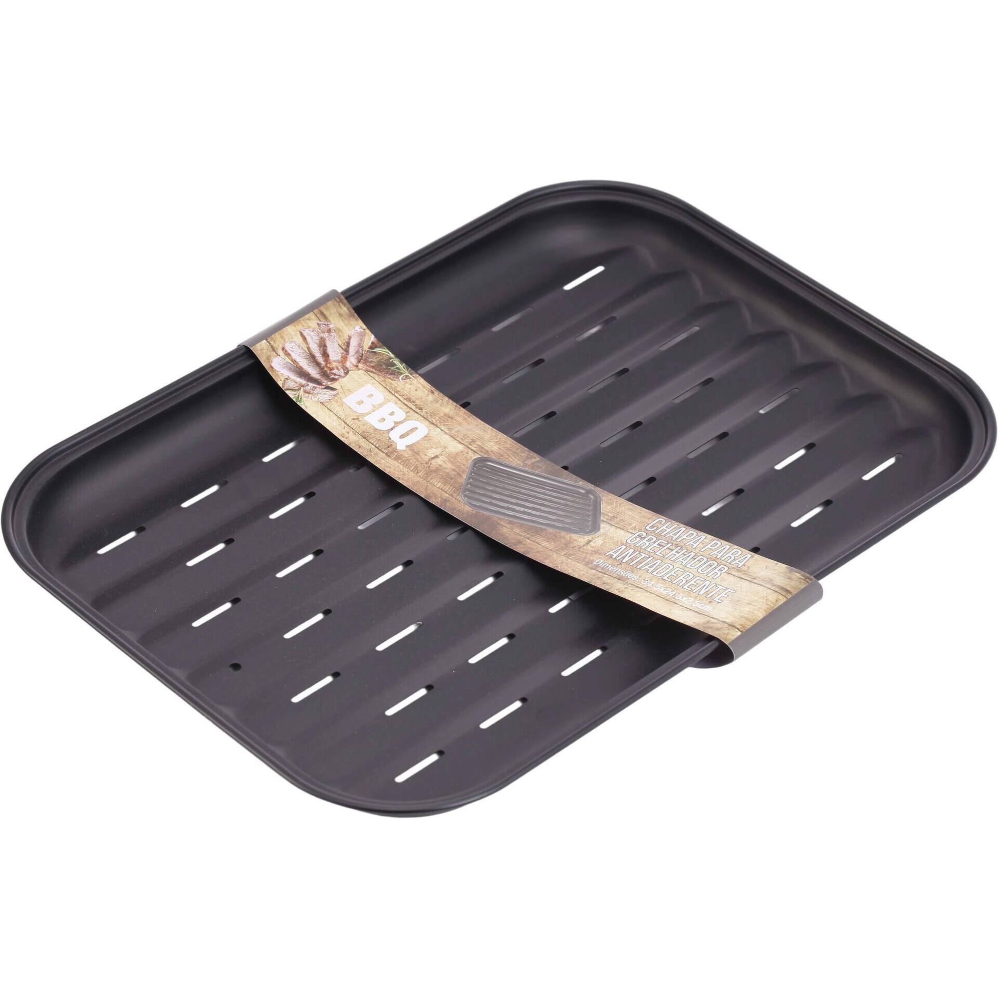Chapa para Grelhador Antiaderente 34x24,5cm