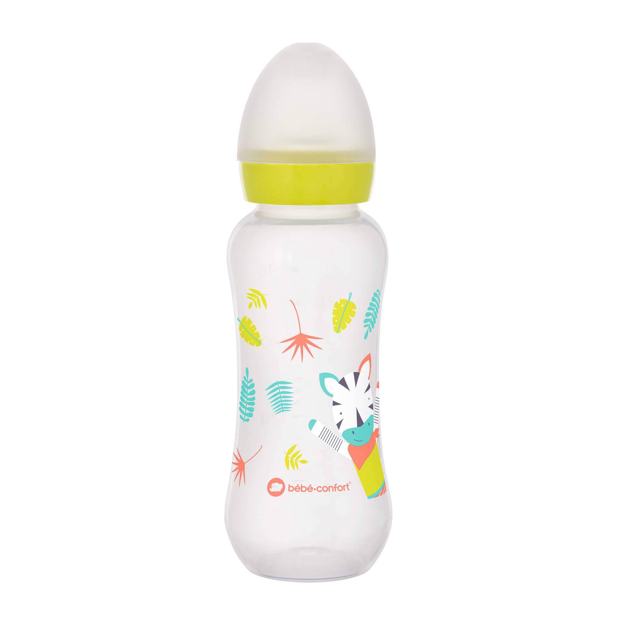 Biberão 240ml Silicone Lento 0-6M Jungle Vibes Biberão 240ml Silicone Lento 0-6M Jungle Vibes
