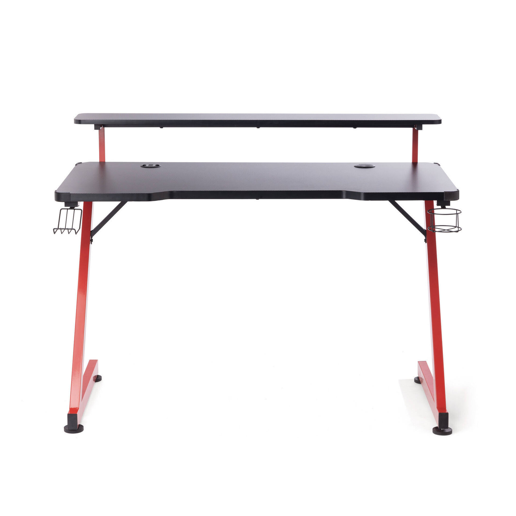 Secretária Gaming 120x55cm Vermelha