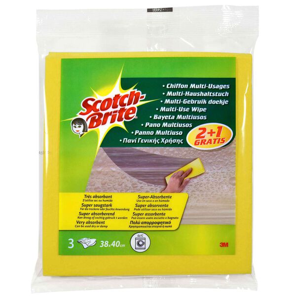 Pano Multiusos Amarelo Scotch-Brite