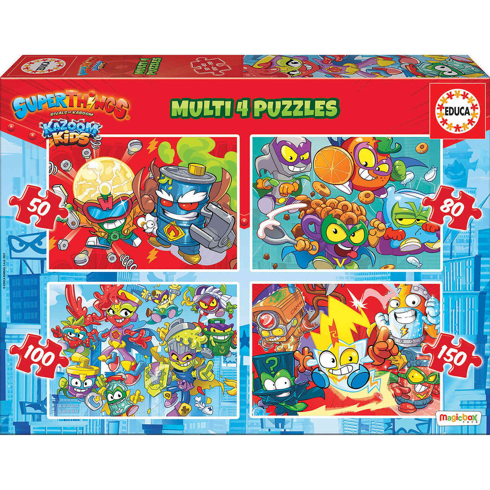Puzzle Progressivo 20 a 150 Peças (vários modelos)