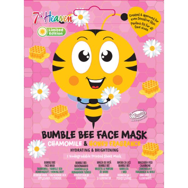 Máscara Facial Bumble Bee Camomila e Mel 7th Heaven