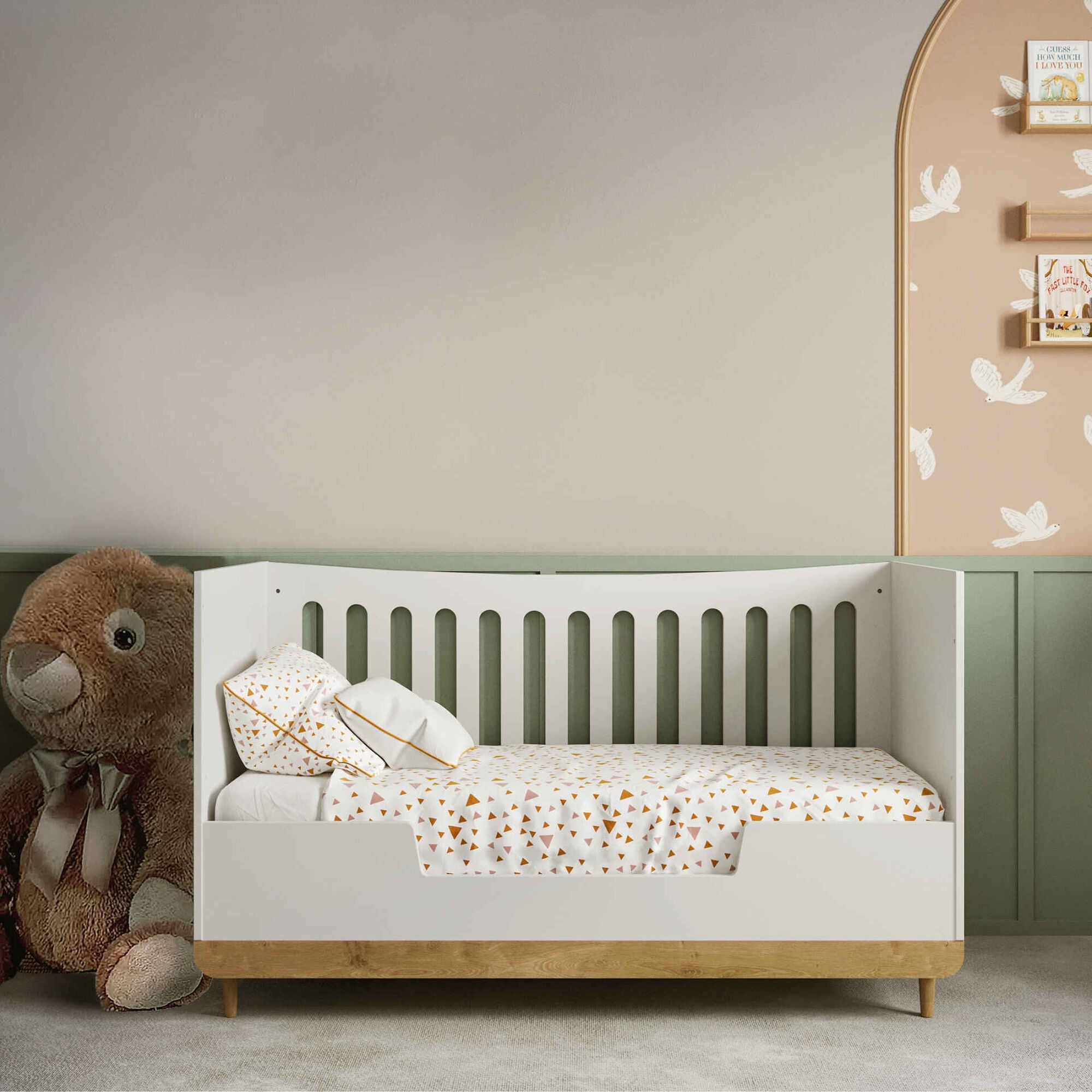 Cama de Grades 148,9x92x74,2cm Branca