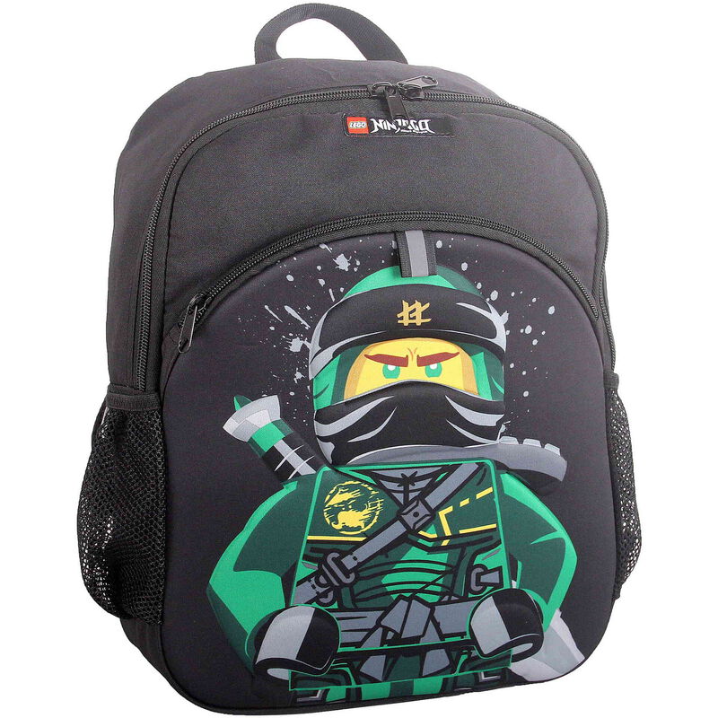 Mochila Pequena Preta e Verde LEGO Ninjago