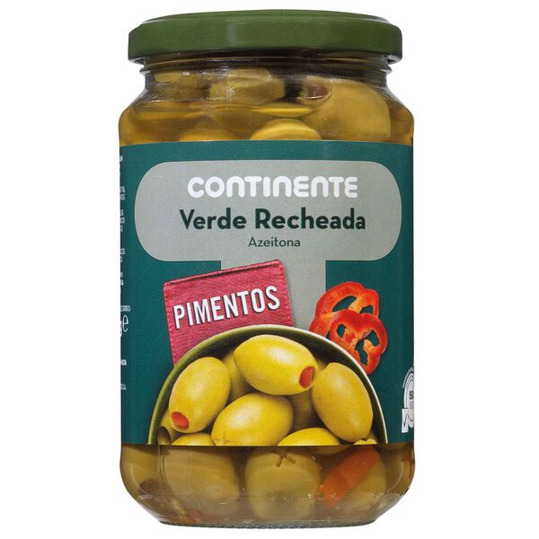 Azeitona Verde com Pimento Continente