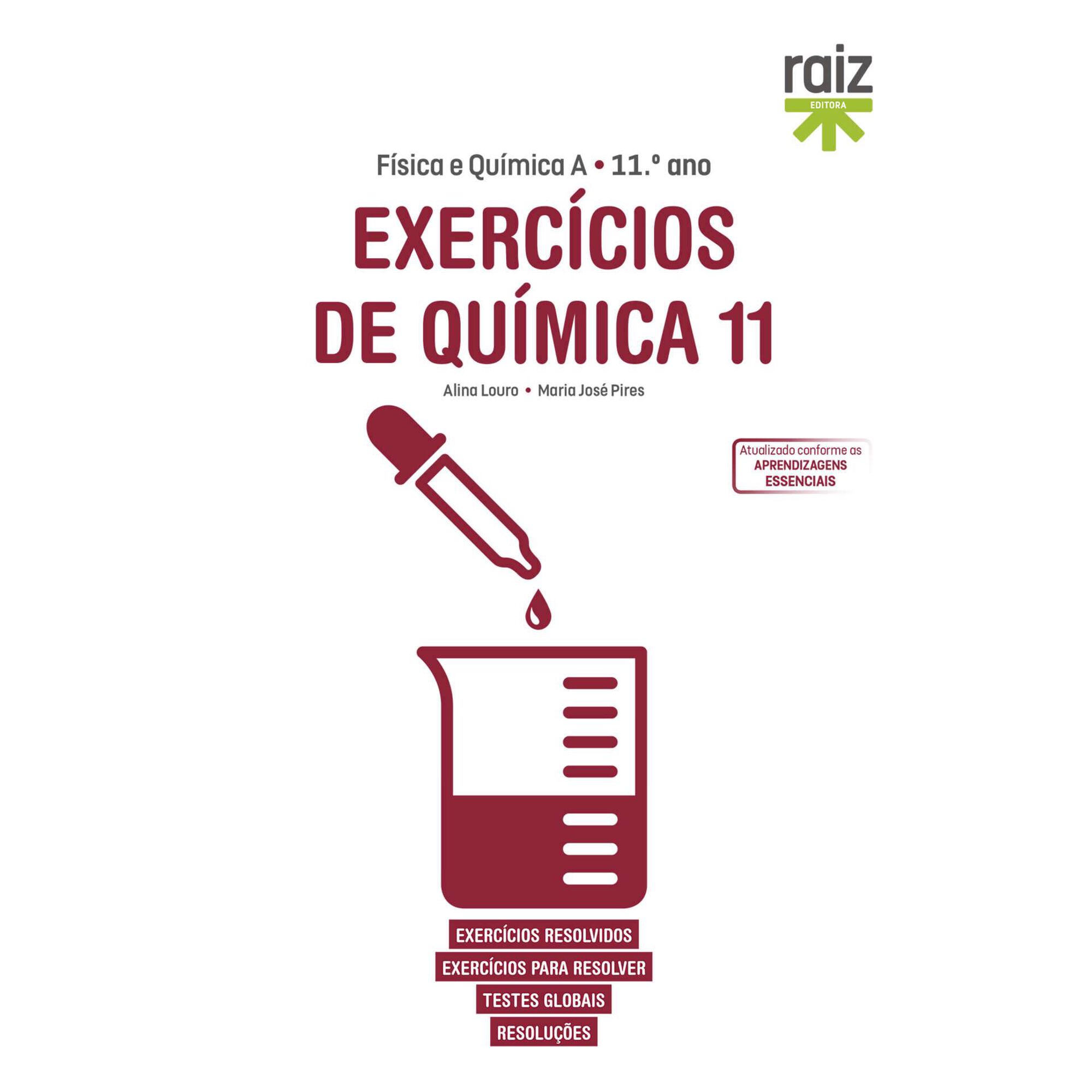 Exerc&iacute;cios Qu&iacute;mica A - 11&ordm; Ano