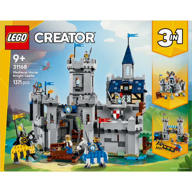 LEGO Creator - Castelo Medieval Com Cavaleiro E Cavalo - 31168