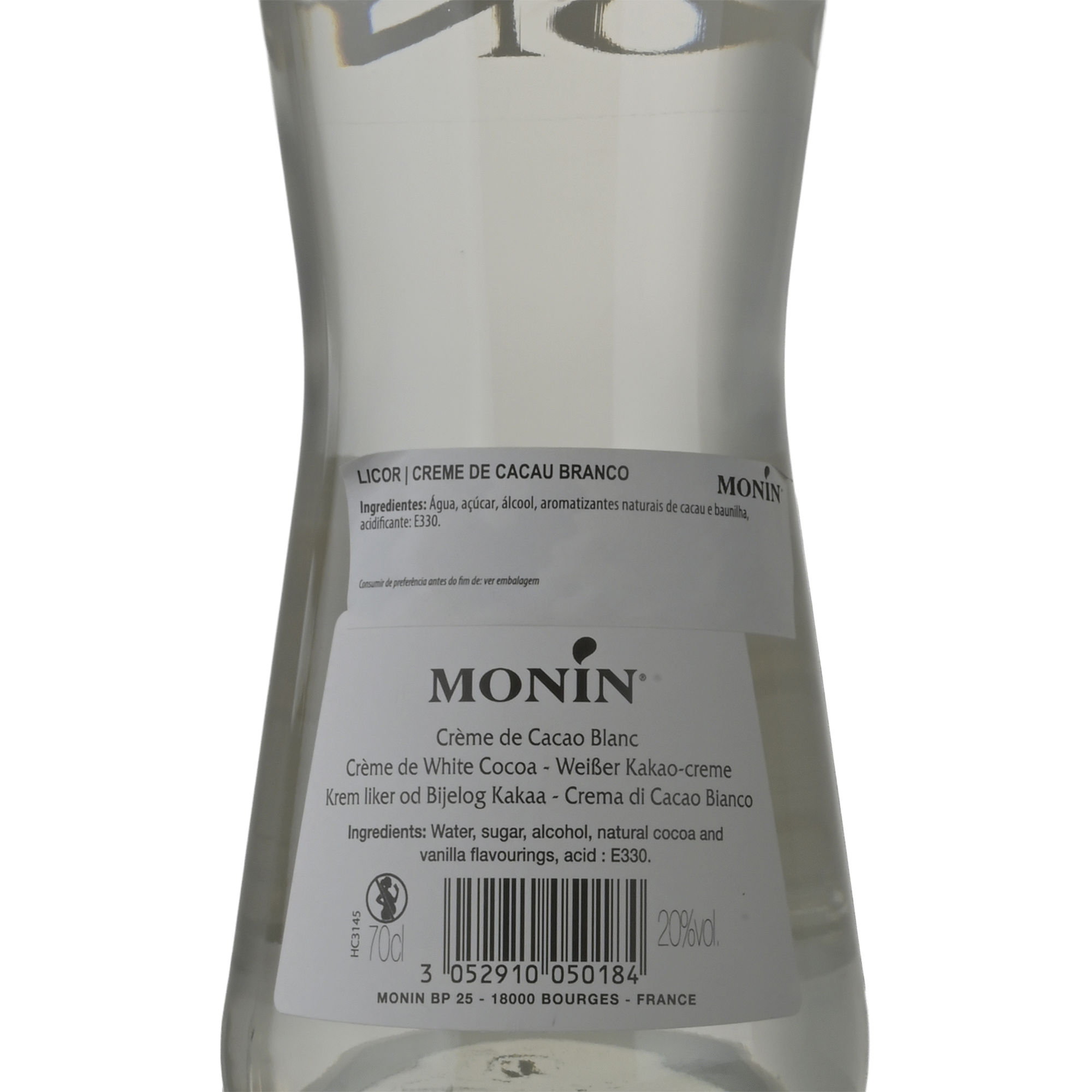 La Liqueur de Monin Cacao Blanc Licor
