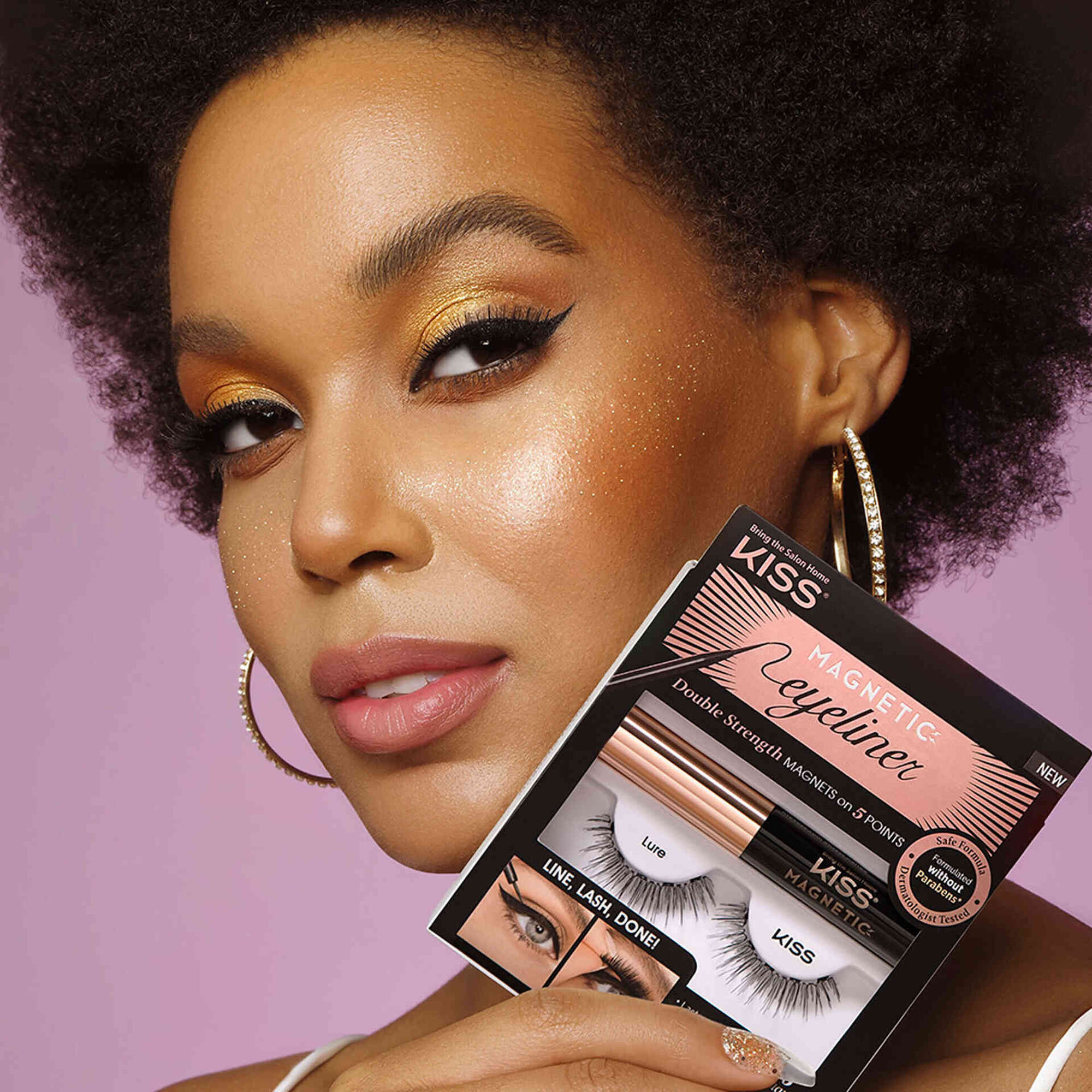 Kit Magnetic Eyeliner e Pestanas Falsas 01