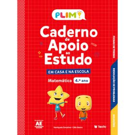 PLIM! Caderno de Apoio ao Estudo Matem&aacute;tica - 4.&ordm; Ano