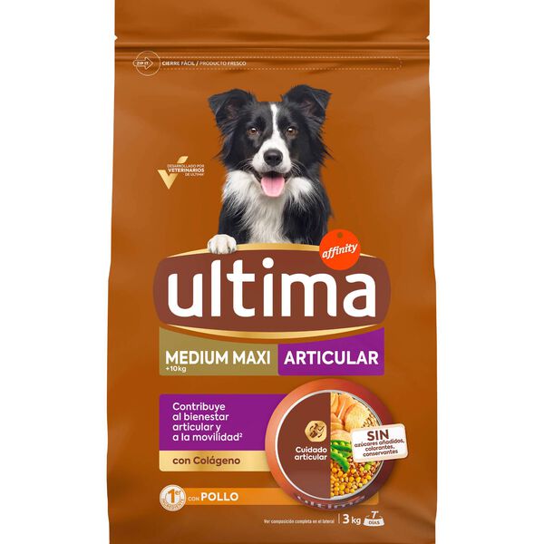 Ração para Cão Adulto e Sénior Articular Frango Affinity Ultima