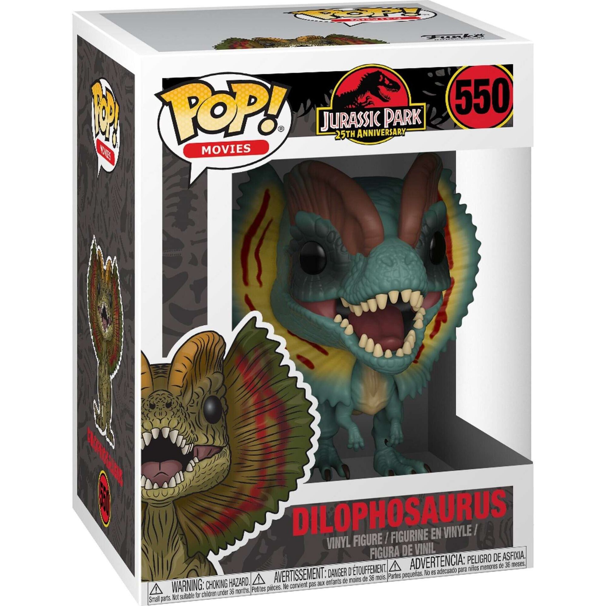 Figura Jurassic Park - Dilophosaurus Chase Edition (Vários Modelos)