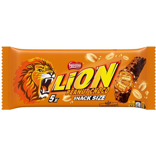 Snack Chocolate e Amendoim Lion