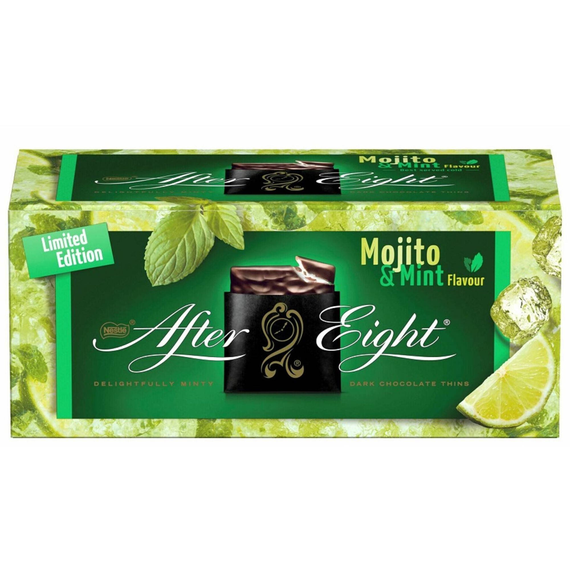 Bombons de Chocolate Negro com Menta e Mojito Bombons de Chocolate Negro com Menta e Mojito