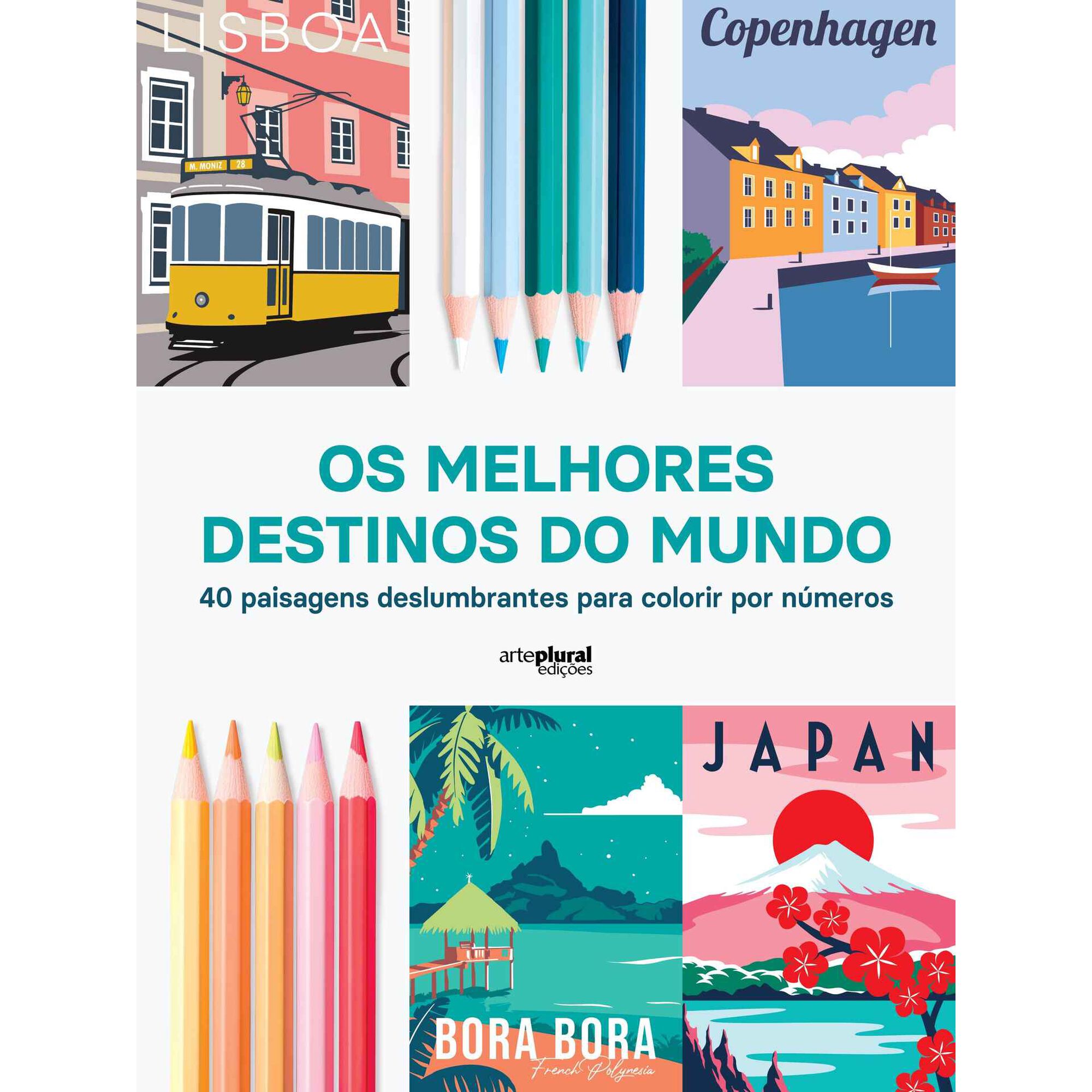 Os Melhores Destinos do Mundo para Colorir de Sophie G&uuml;et