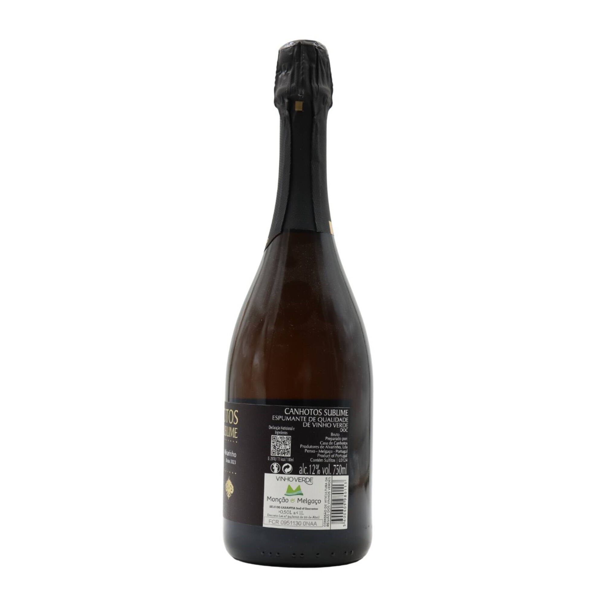 Casa De Canhotos Sublime Alvarinho Espumante Vinho Verde Bruto