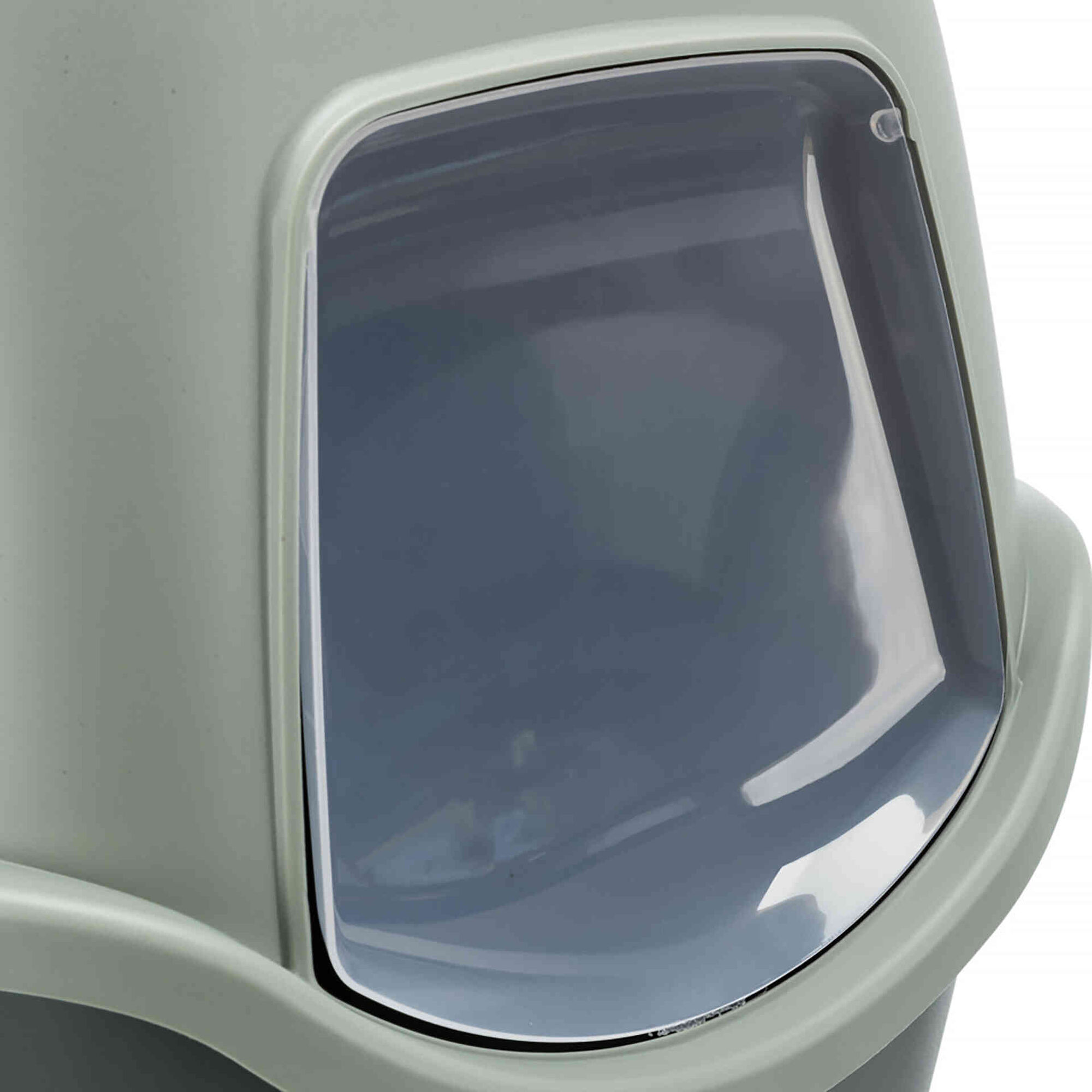 Caixa de Areia para Gato Vico Cinza e Verde