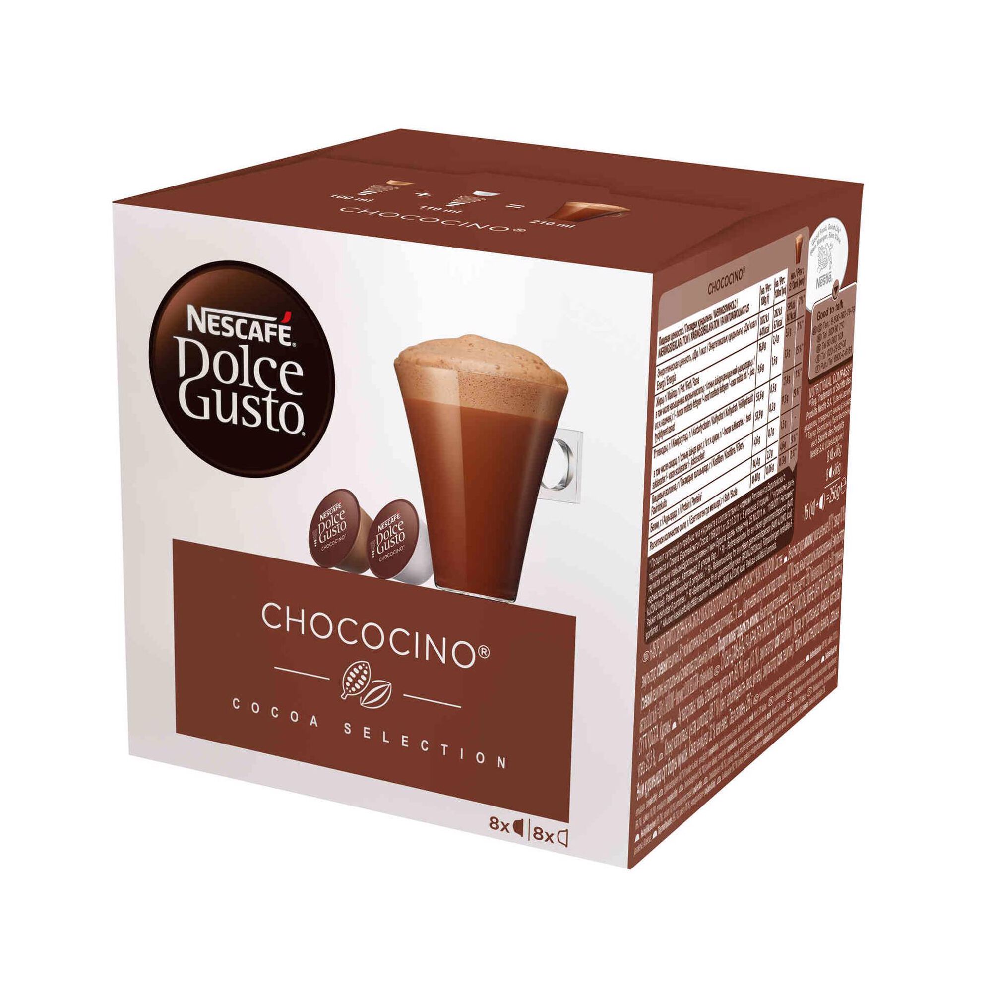 Cápsulas de Chocolate Quente Chococino