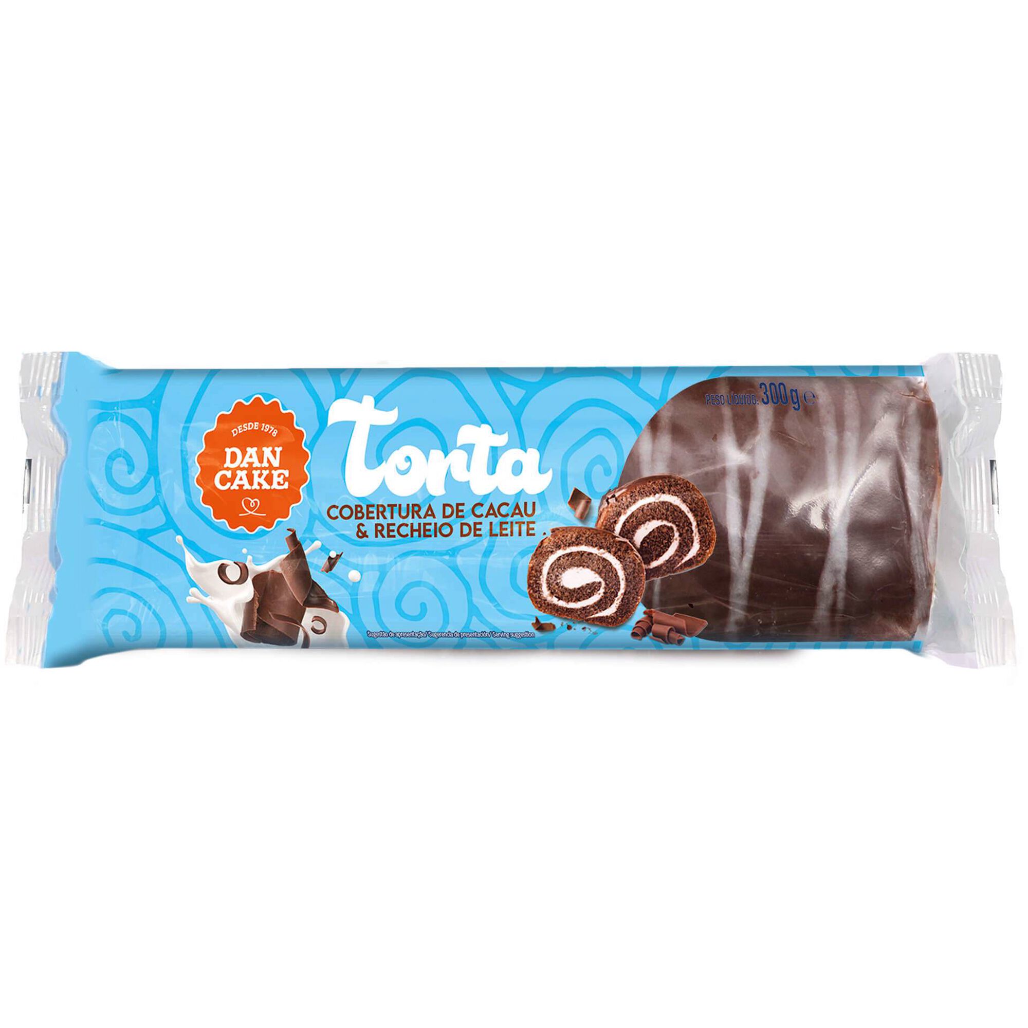 Torta com Cobertura de Cacau