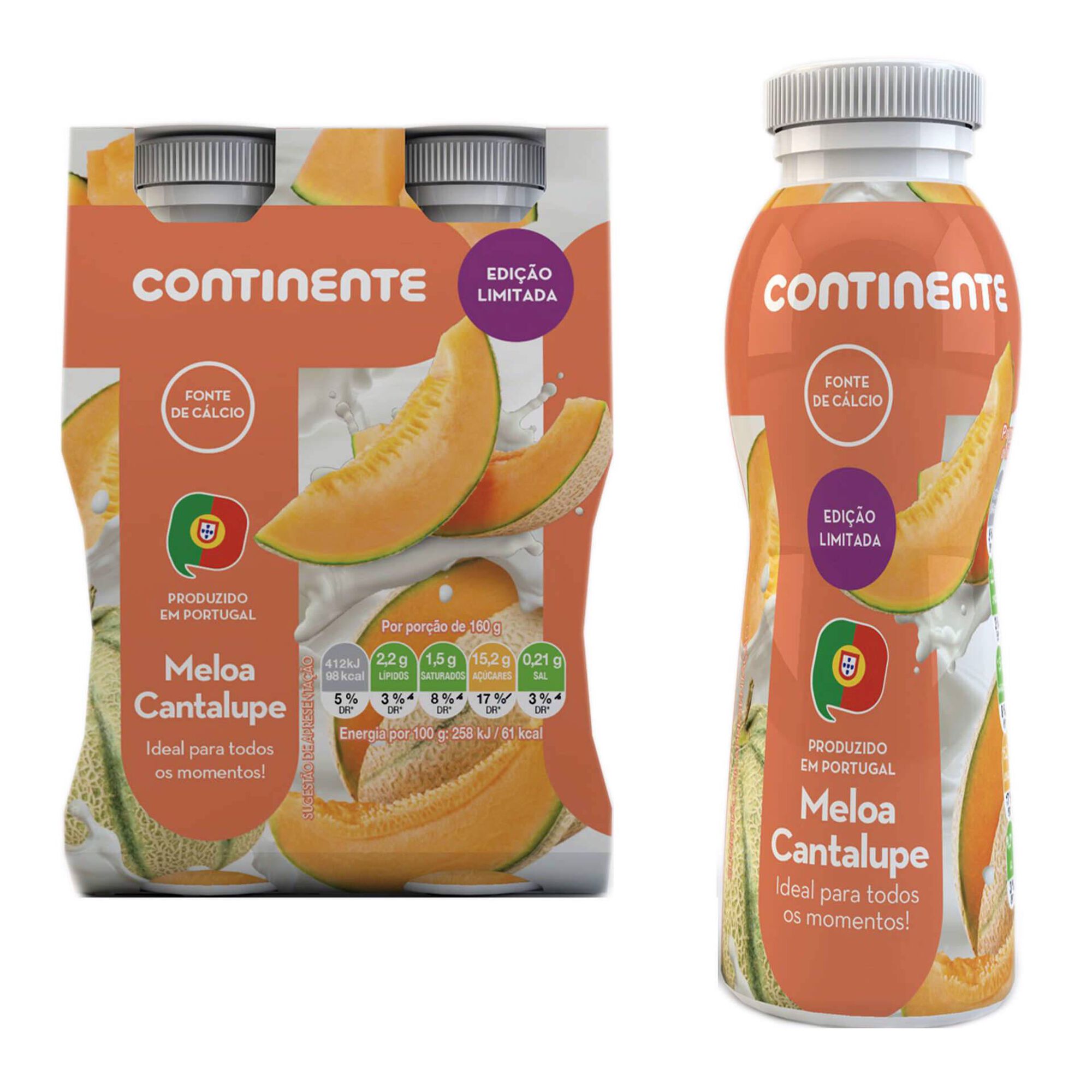 Iogurte Líquido Meloa Cantalupe Iogurte Líquido Meloa Cantalupe