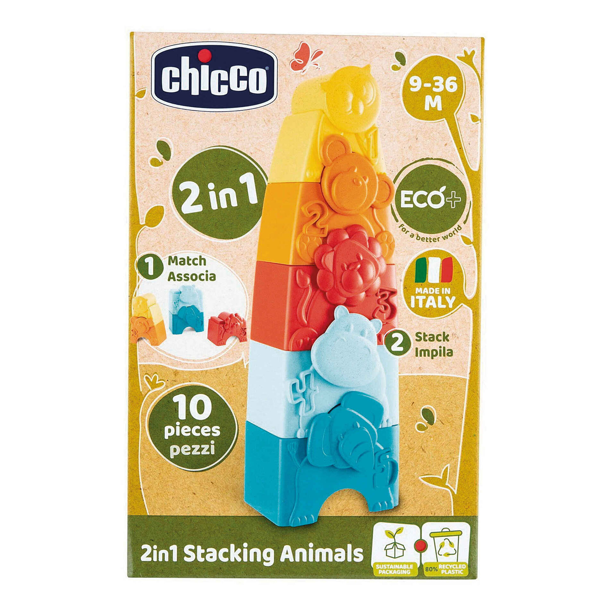 Animais Empilhaveis 2 em 1