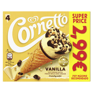 Gelado Cone Baunilha Cornetto