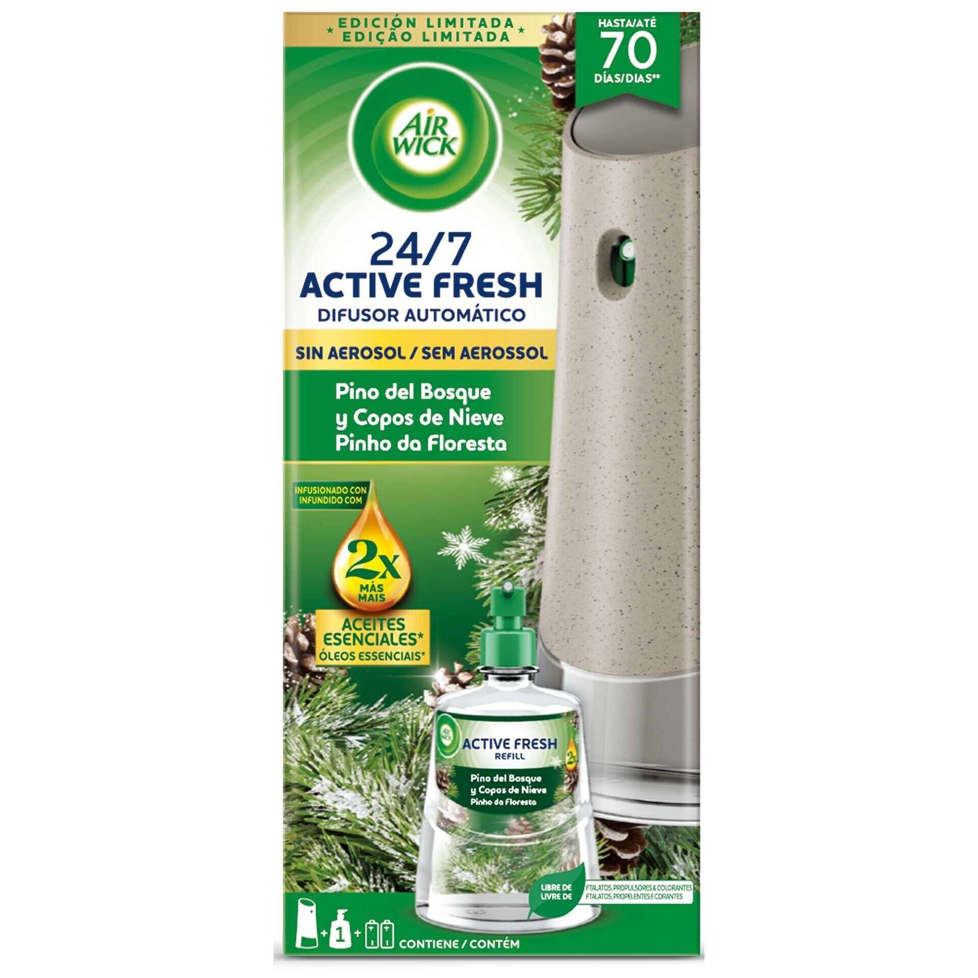 Ambientador Difusor Active Fresh Pinho da Floresta