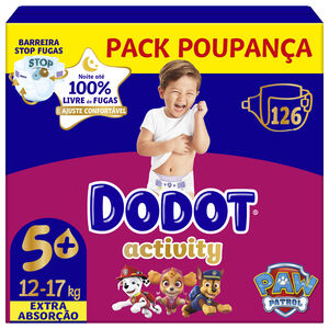 Box Fraldas Activity 12-17kg T5+ Dodot