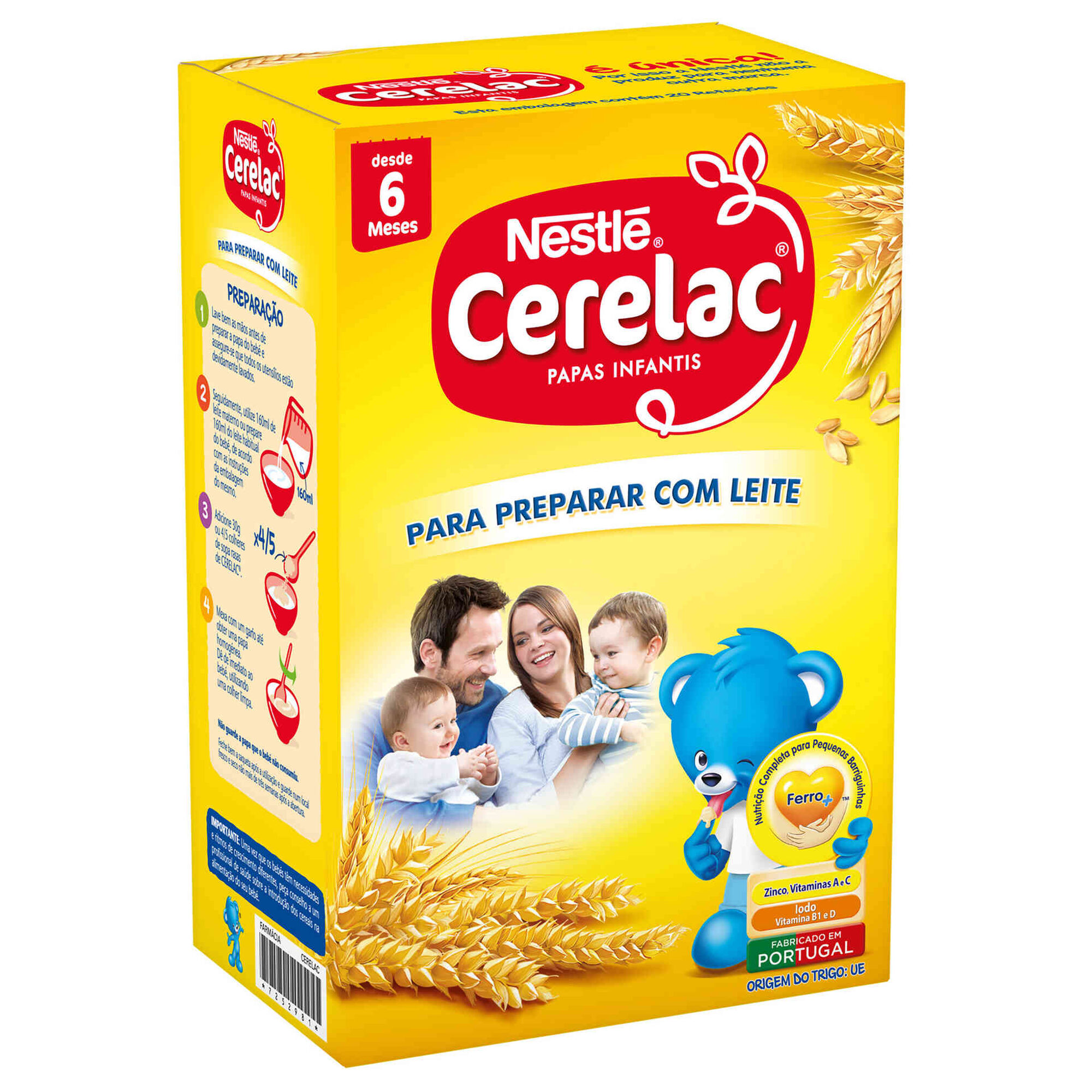 Papa Infantil para Preparar com Leite +6M Papa Infantil para Preparar com Leite +6M