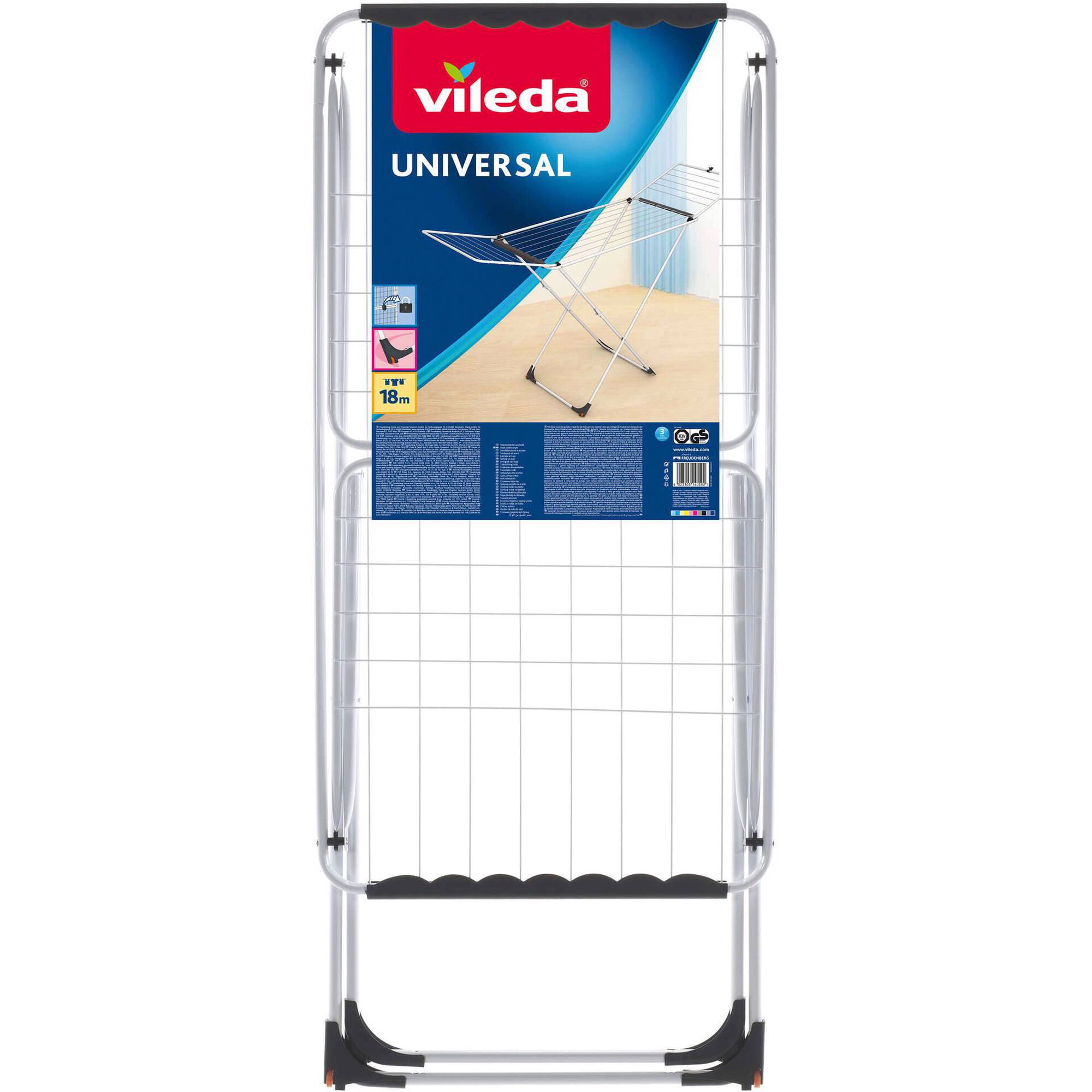 Estendal Ch&atilde;o A&ccedil;o 18m Universal Vileda